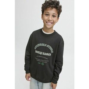 Bluza de trening lejera de bumbac - Verde/Negru imagine