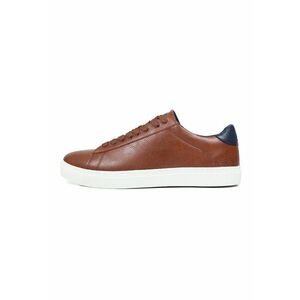 Pantofi sport de piele ecologica uni - Maro imagine