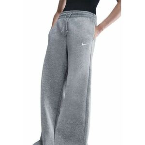 Pantaloni de trening cu croiala ampla si talie inalta Phoenix - Gri deschis imagine