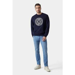 Blugi slim-fit din amestec de lyocell - Albastru imagine