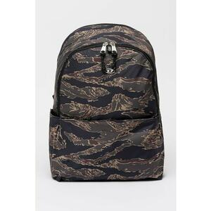 Rucsac unisex din material textil - Verde/Maro/Bleumarin imagine