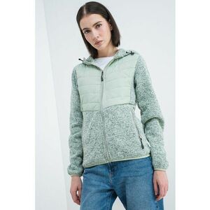 Hanorac cu buzunare laterale Tilove - Verde melange imagine