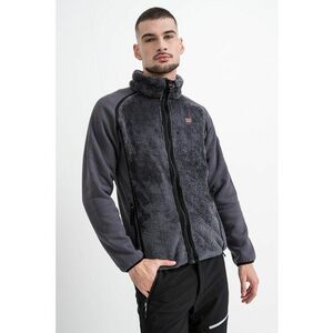 Bluza de trening cu fermoar Titanoz - Gri inchis imagine
