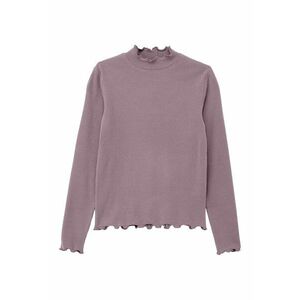 Bluza slim-fit cu termianti valurite - Lila pal imagine