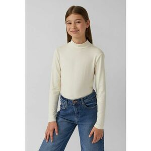 Bluza cu guler scurt - Crem imagine