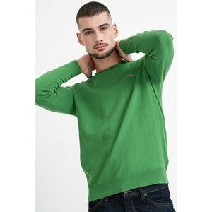 Pulover din bumbac Classic - Verde lime imagine