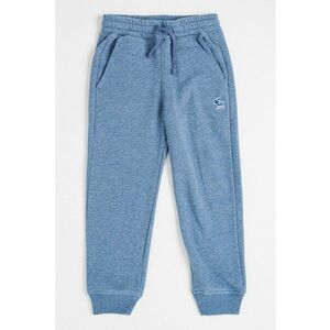 Pantaloni de trening cu talie elastica si ajustabila - Albastru melange imagine