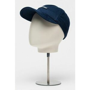 Sapca baseball ajustabila cu aplicatie logo - Alb/Bleumarin imagine