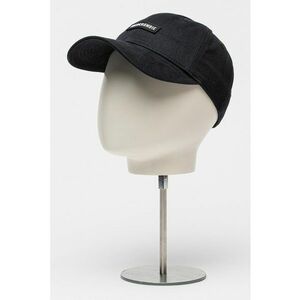 Sapca baseball ajustabila cu aplicatie logo - Negru imagine