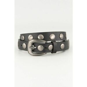 Curea de piele - Negru imagine