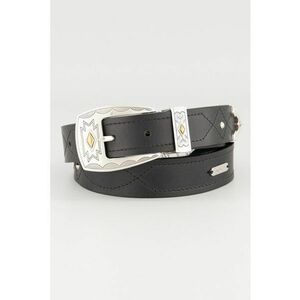 Curea de piele - Gri antracit imagine