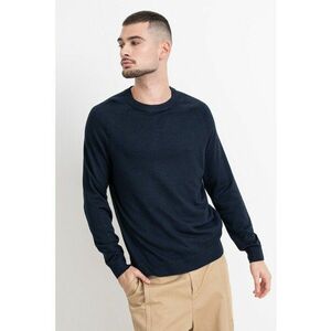 Pulover cu maneci raglan - Albastru ultramarin imagine