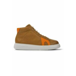 Pantofi sport high-top din piele Runner K21 - Maro imagine