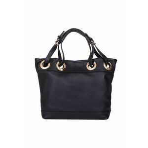 Geanta din piele naturala Stella - Negru - 32x44cm imagine
