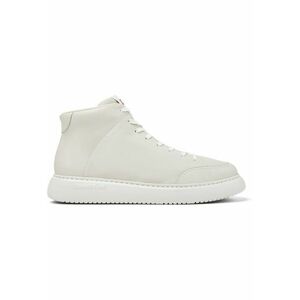 Pantofi sport high-top din piele Runner K21 1237 - Crem imagine