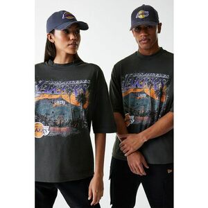 Tricou lejer unisex cu imprimeu grafic - Gri imagine