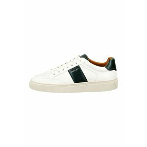 Pantofi sport din piele cu sireturi Mcjulien - Negru/Alb murdar imagine