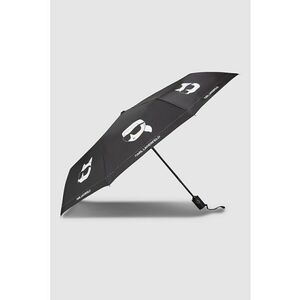 Umbrela cu design logo - Alb/Negru stins imagine