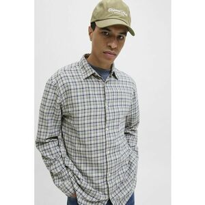 Camasa regular fit cu model in carouri - Gri/Albastru deschis/Bleumarin imagine