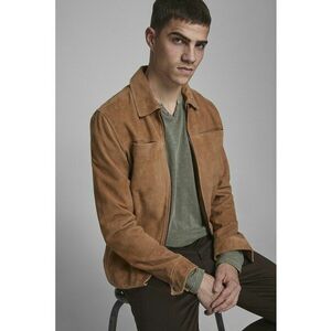 Jack&Jones - Bluza henley slim-fit de bumbac - Verde pal imagine