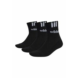 Set de sosete scurte unisex - cu logo - 3 perechi - Negru imagine