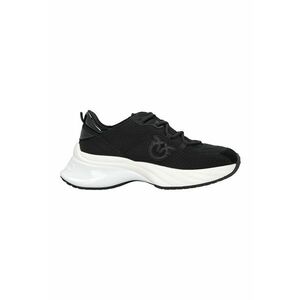 Pantofi sport wedge cu perforatii - Negru imagine
