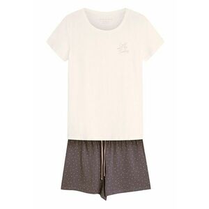 Pijama dama Renya Alb crem M imagine