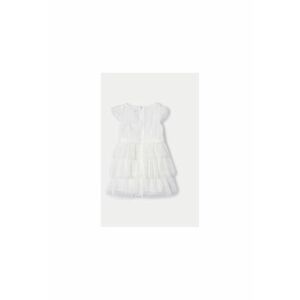 Rochie fete - 304013546 - Poliester/Bumbac - Bej - Bej imagine