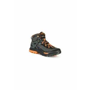 Bocanci trekking barbati 302964598 - Piele ecologica - Negru - Negru imagine