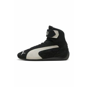 Pantofi sport Speedcat mid-cut de piele intoarsa - Negru/Maro nisip imagine