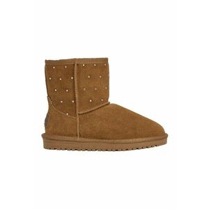 Ghete slip-on din piele intoarsa - Caramel imagine
