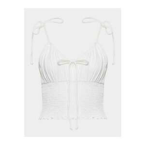 Top dama - 302146918 - Bumbac - Alb imagine