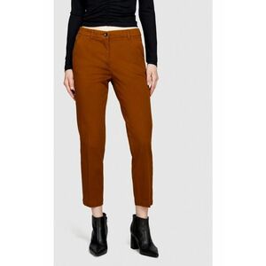 Pantaloni dama - Bumbac - Maro - Maro imagine