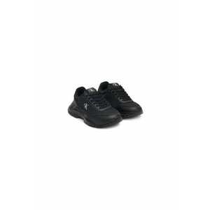 Pantofi sport fete - material textil - negru imagine