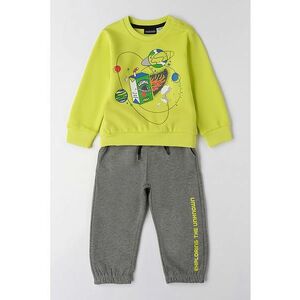Trening de bumbac cu imprimeu spatial - Verde/Gri inchis melange/Verde fistic imagine