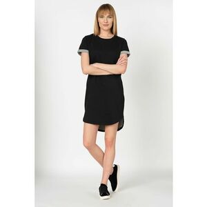 Rochie-tricou cu croiala dreapta Yivy - Negru imagine