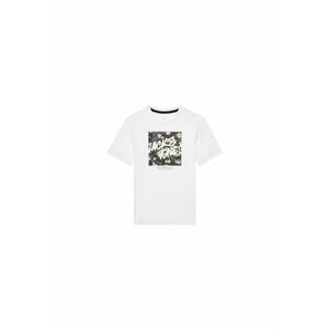 Tricou baieti Jack Jones Junior - 12269916 - Bumbac - 176 CM - Alb imagine