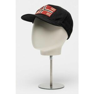 Sapca baseball unisex cu broderie logo Berm - Rosu/Negru imagine