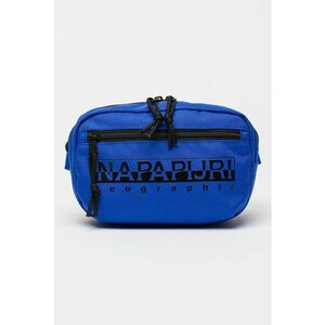 Borseta din material textil cu detaliu logo - Albastru royal imagine