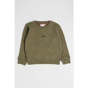 Bluza de trening cu decolteu la baza gatului - Verde inchis imagine