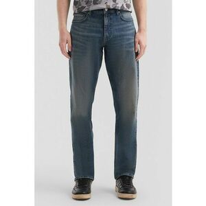 Blugi regular fit cu 5 buzunare - Albastru prafuit imagine