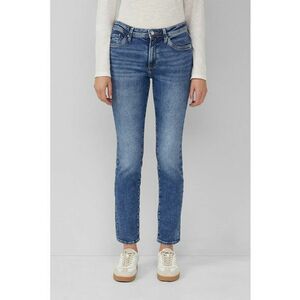 Blugi crop slim fit - Albastru royal imagine