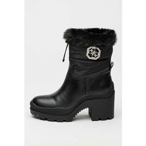 Ghete cu toc masiv - Negru imagine