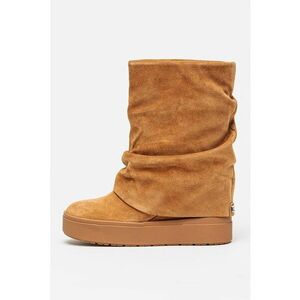 Ghete slip-on de piele intoarsa Guinna - Caramel imagine