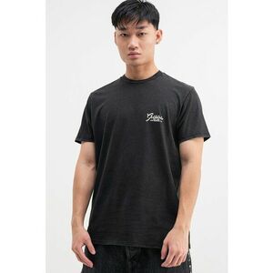 Tricou din bumbac cu logo pe partea din spate - Alb murdar/Gri inchis imagine