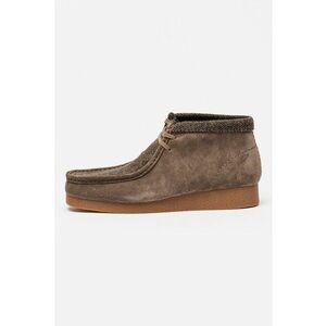 Ghete chukka de piele intoarsa Wallebees - Maro taupe imagine