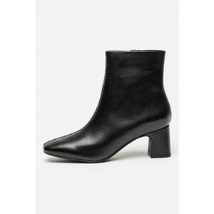 Botine de piele intoarsa Fernie - Negru imagine