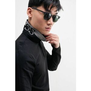 Bluza polo slim fit - Negru imagine