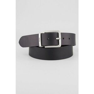 Curea uni de piele - Negru imagine