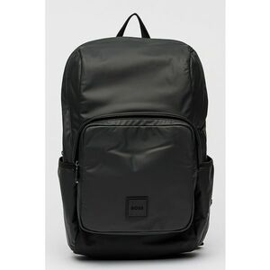 Rucsac de piele ecologica cu fermoar - Negru imagine